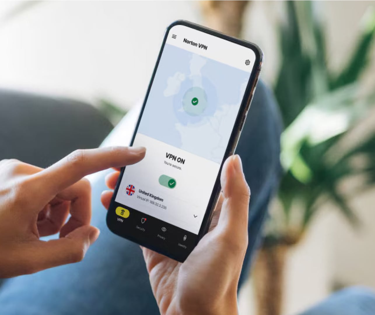 Näyttöhälytys, Norton Secure VPN.